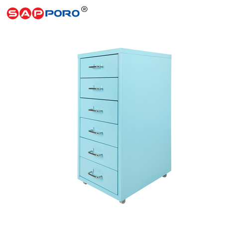 SAPPORO ALZEY - Lemari Kantor | Lemari Besi Portable 6 Laci