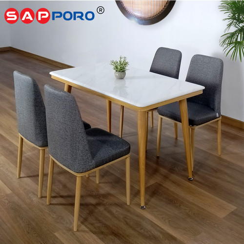 SAPPORO CONDOTTI ANGELO - Meja Makan Set Marmer | Dining Set Marmer