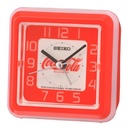 Jam Weker Beker Seiko QHE906R Coca-cola Detik Senyap Original