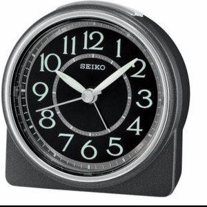 Jam Weker Beker Seiko QHE165K Detik Senyap Glow in the dark Original