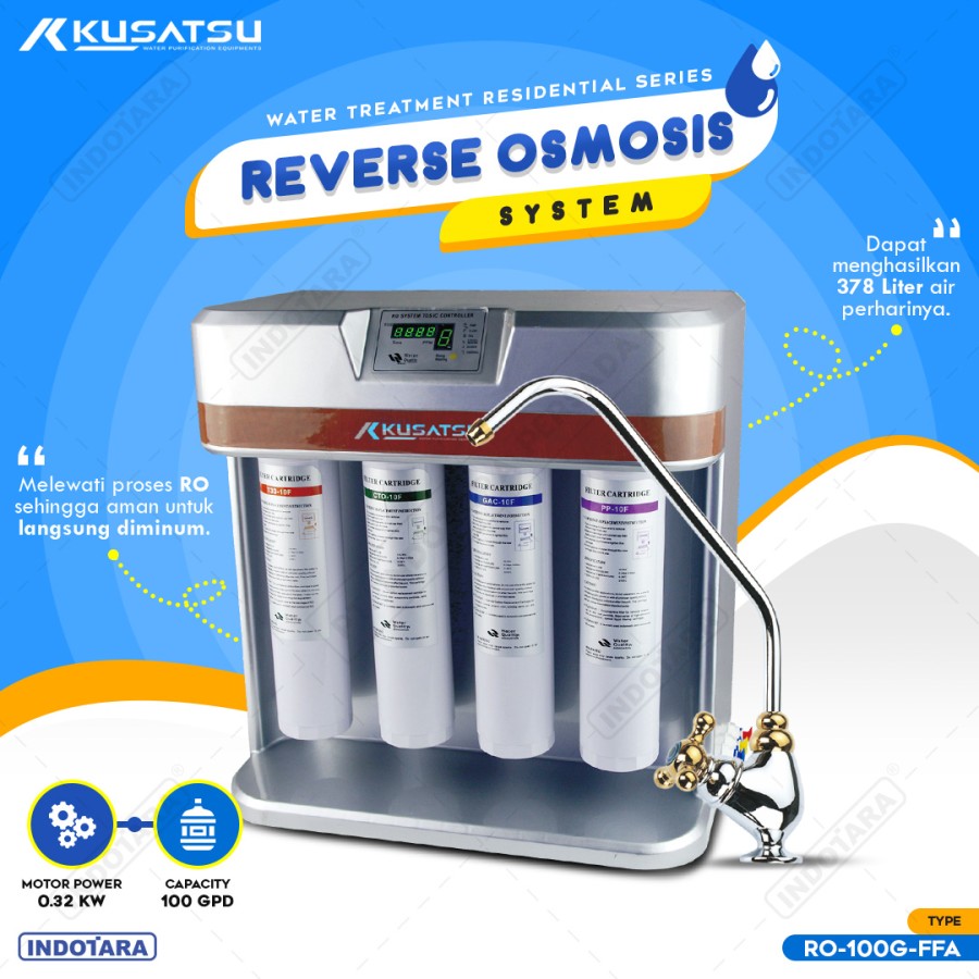 Reverse Osmosis System Kusatsu - RO 100G FFA