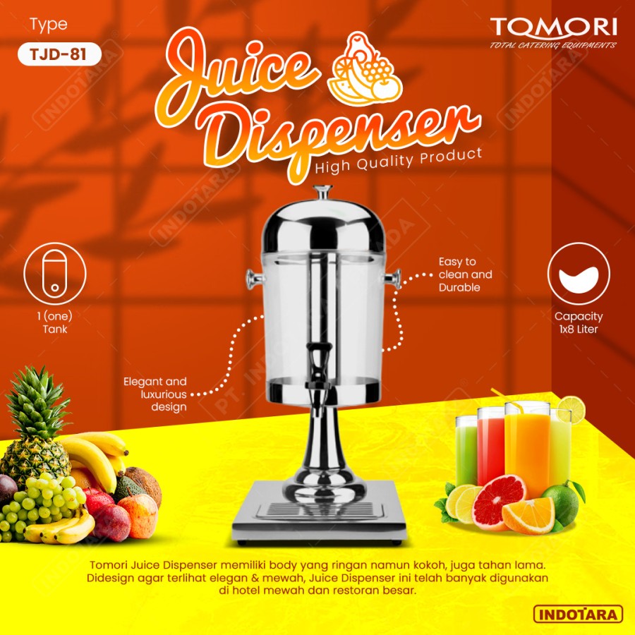 Juice Dispenser / Jus Dispenser 8L Tomori - TJD81