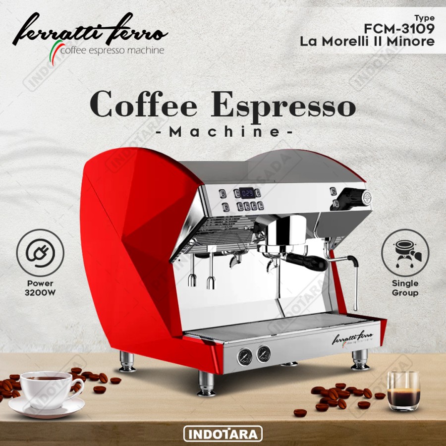 Mesin Kopi Espresso Ferratti Ferro FCM3109 La Morelli II Minore