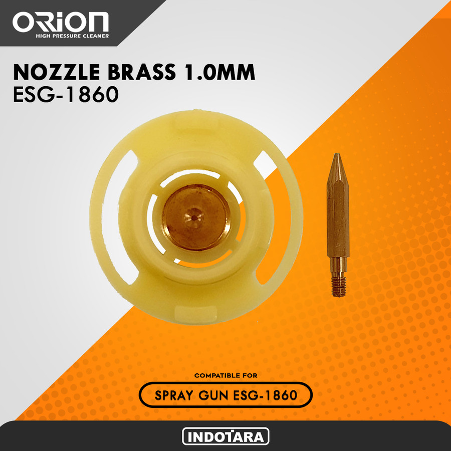 Nozzle Brass 1.0mm - Orion Spray Gun ESG 1860