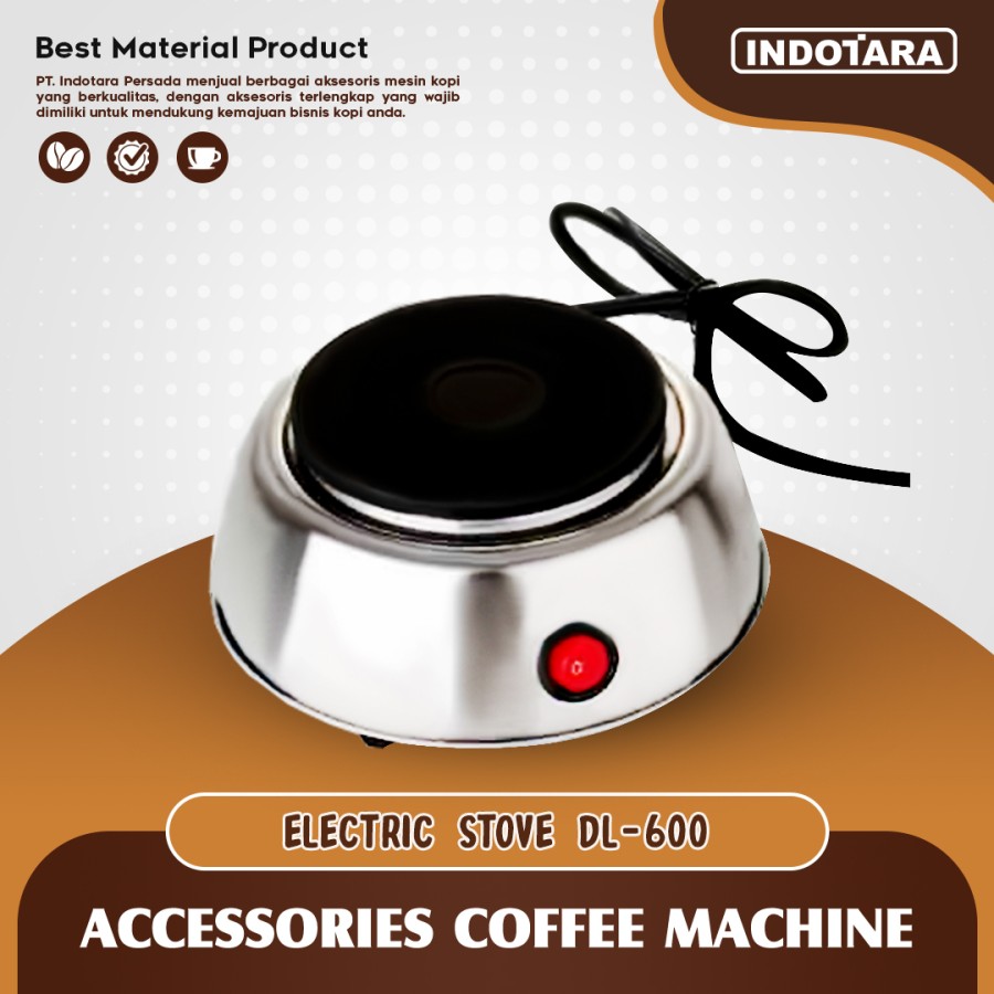 Electric Cooking Plate Stove Moka Pot Kompor Listrik Mini - DL600