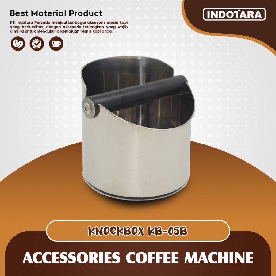 Tempat Ampas Kopi / Knock Box Coffee Stainless Steel - KB05B