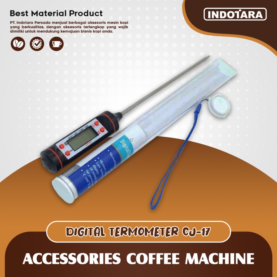 Termometer Digital / Termometer Kopi Alat Ukur Suhu Makanan - CJ17