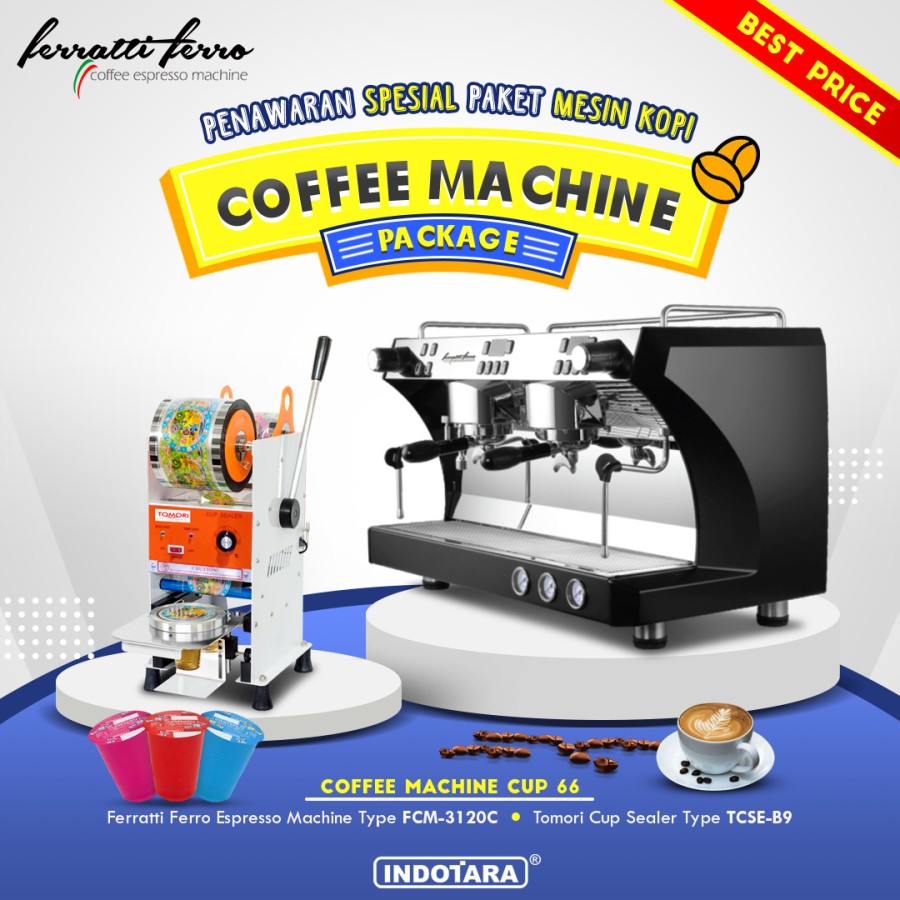 Paket Mesin Kopi Espresso Machine Cup - 67