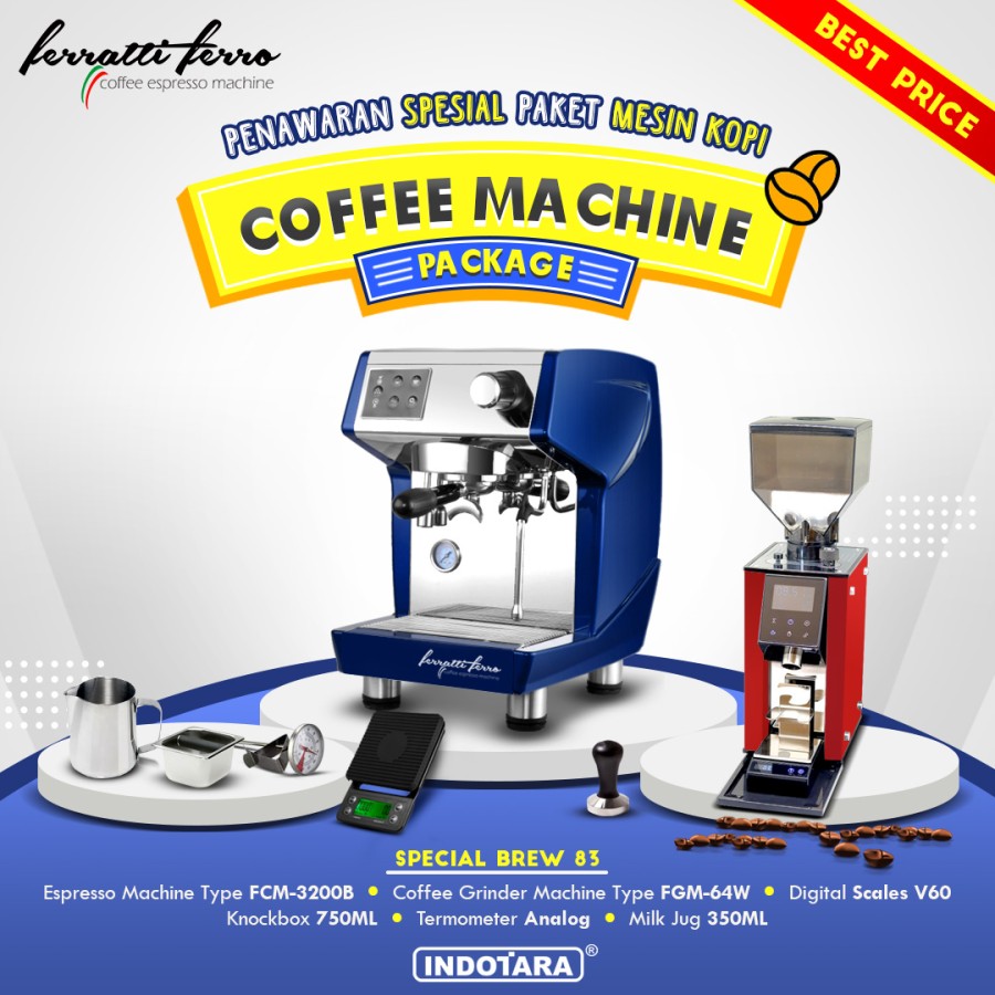 Paket mesin kopi Espresso Special Brew 81 - 82 - 83