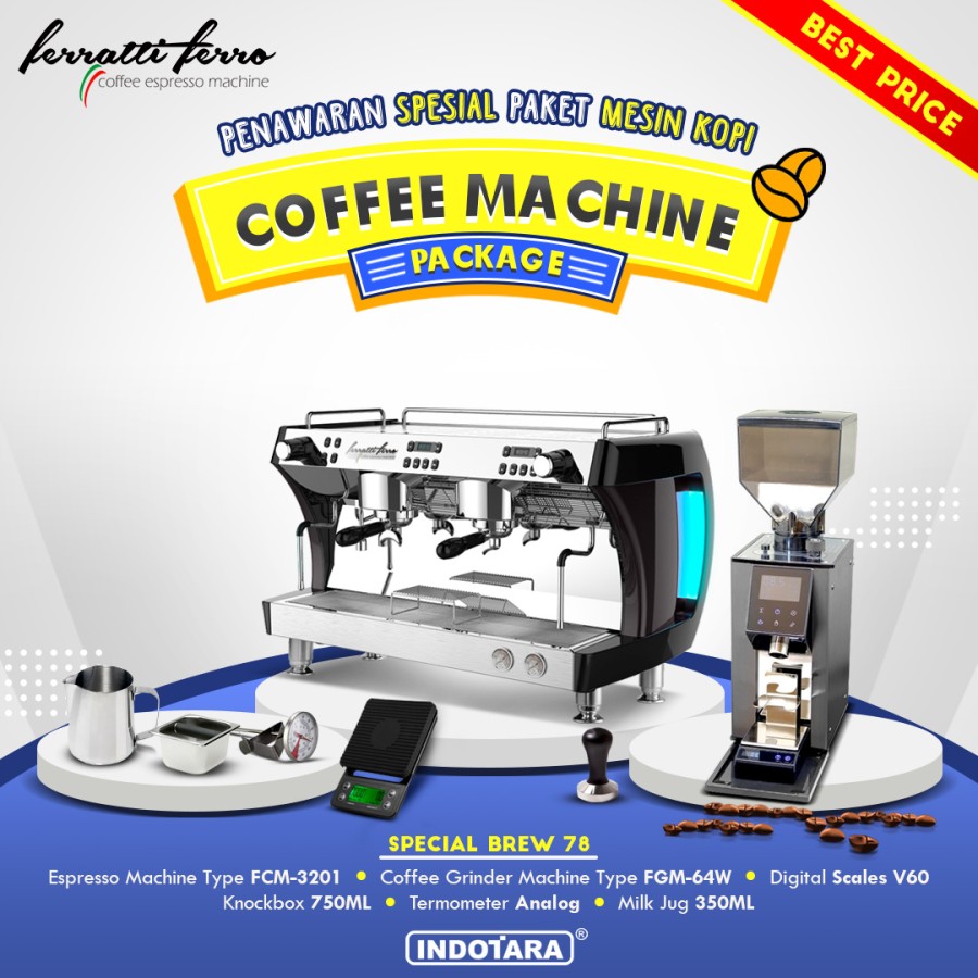 Paket mesin kopi Espresso Special Brew 77 - 78