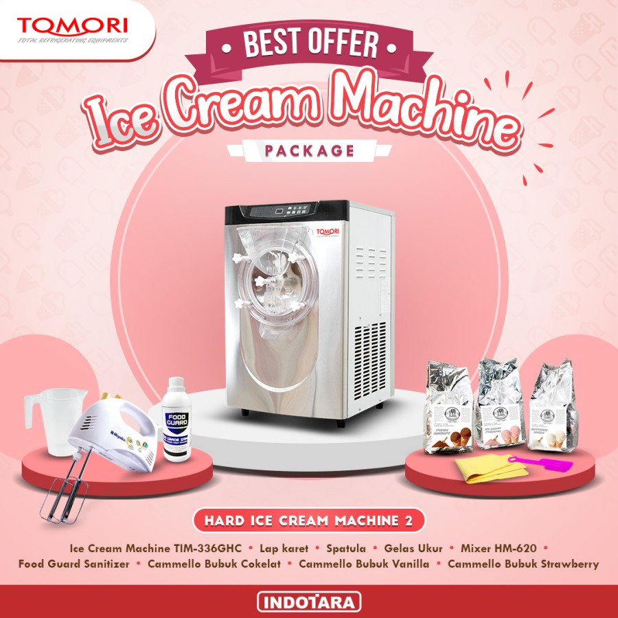 Paket Mesin Pembuat Es Krim Hard / Hard Ice Cream Machine 2