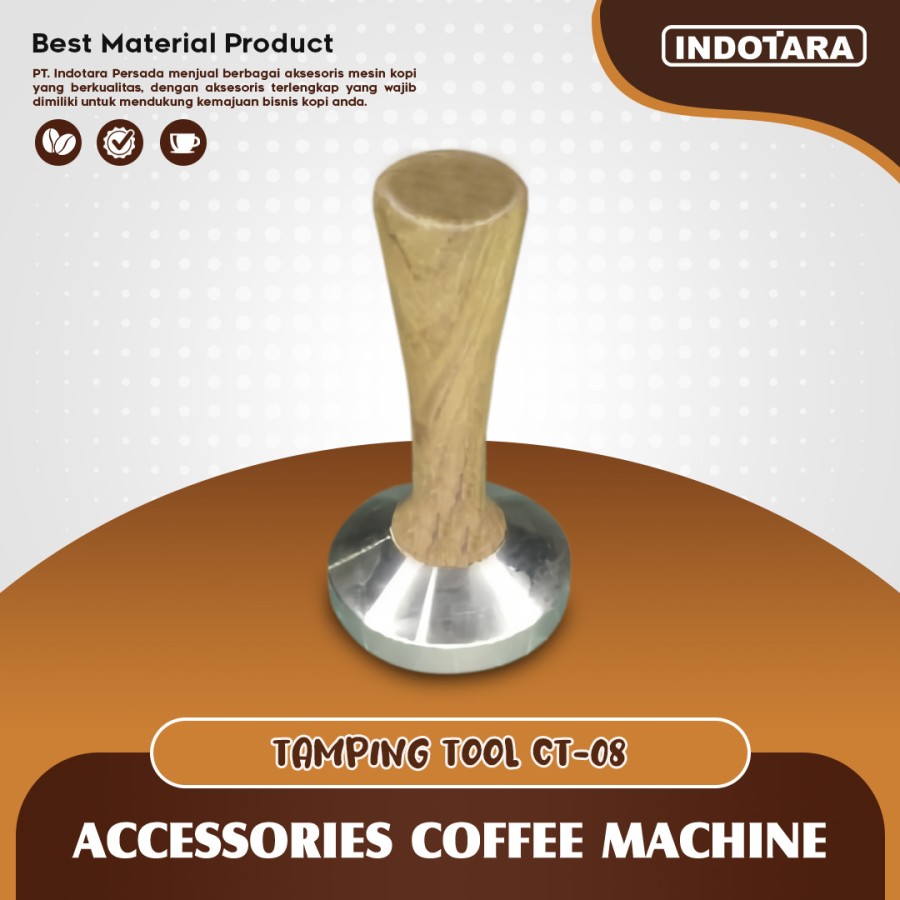 Tamper Espresso Tools ( Alat Press Alat Kopi / Tools Barista ) CT08