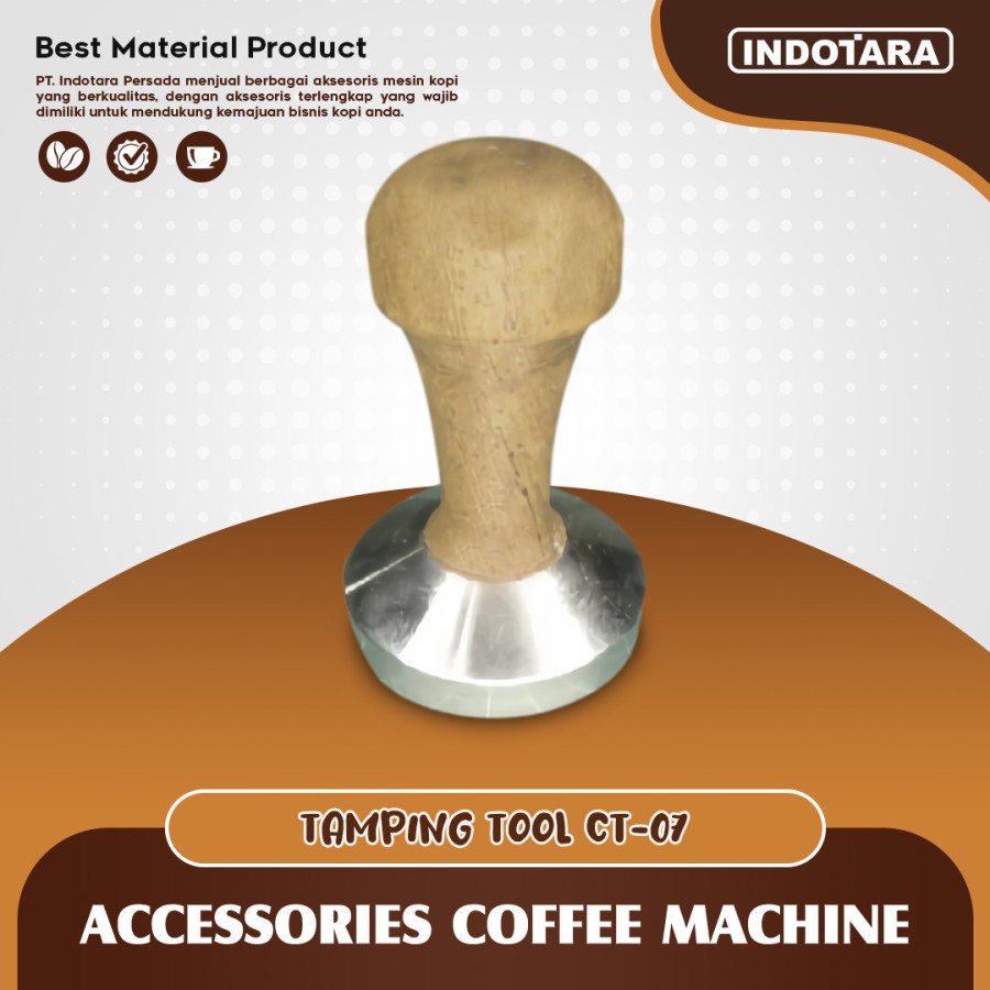 Tamper Espresso Tools ( Alat Press Alat Kopi / Tools Barista ) CT07