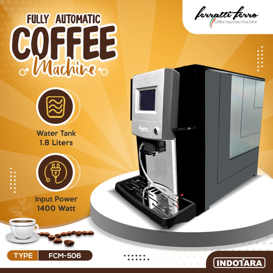 Mesin Kopi Otomatis FERRATTI FERRO FCM506