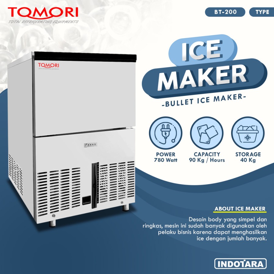 Mesin Pembuat Es Bullet / TOMORI BULLET ICE MAKER BT200