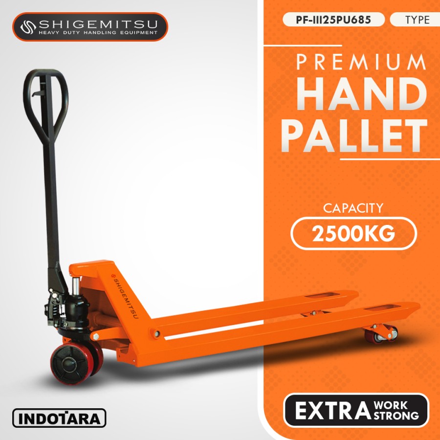 Premium Hand Pallet 2.5 Ton Shigemitsu PF-III25PU685