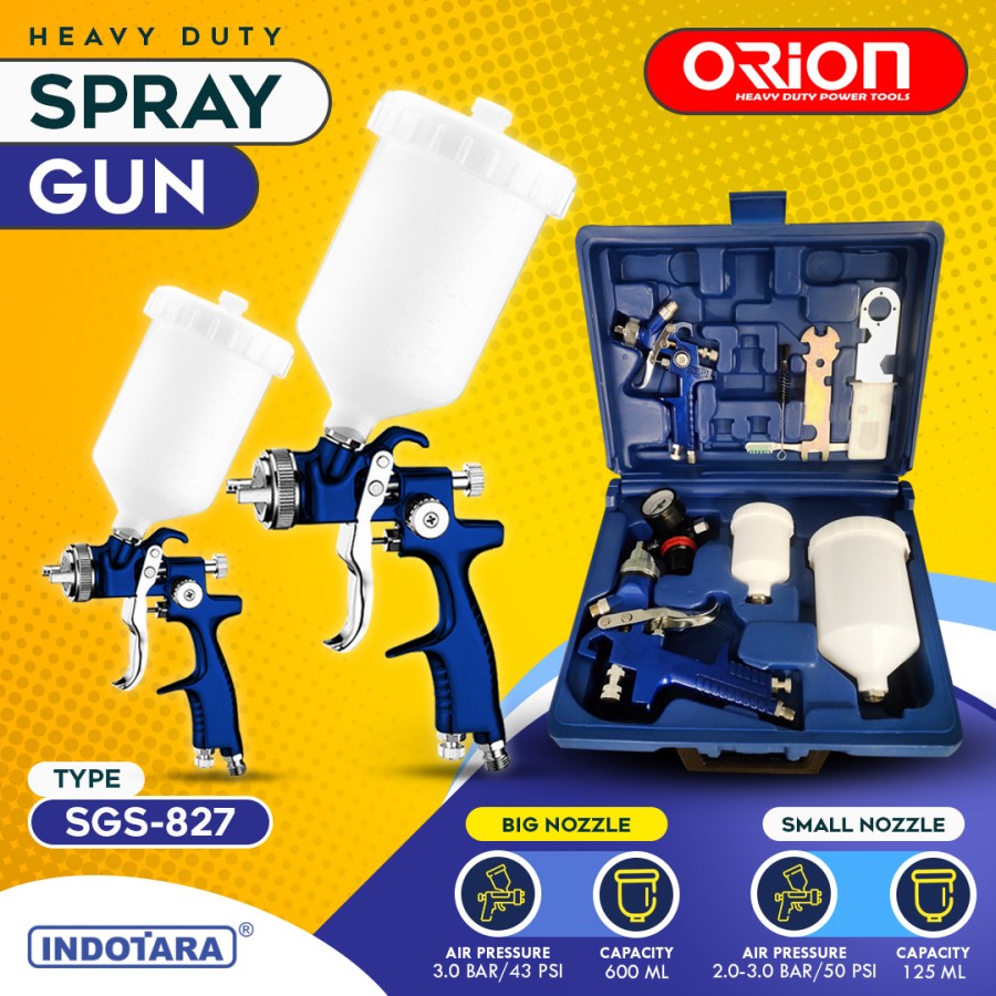 Alat Semprotan Cat Spray Gun Air Dust Orion SGS-827