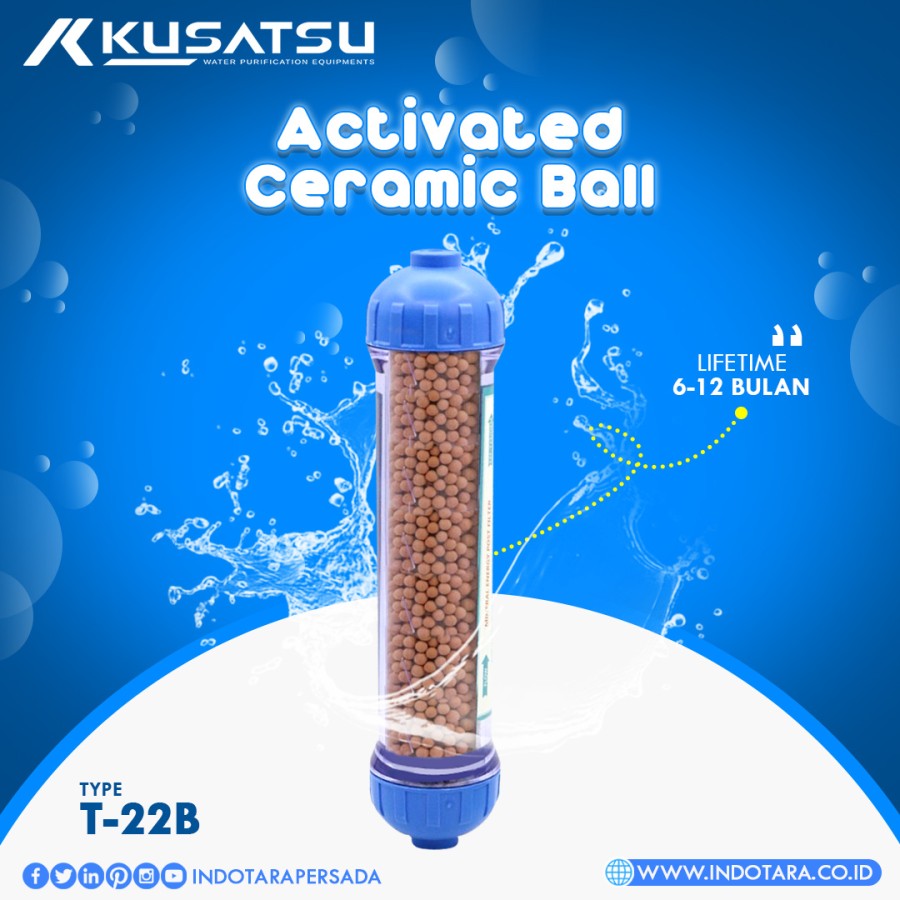 Activated Ceramic Ball Kusatsu T-22B