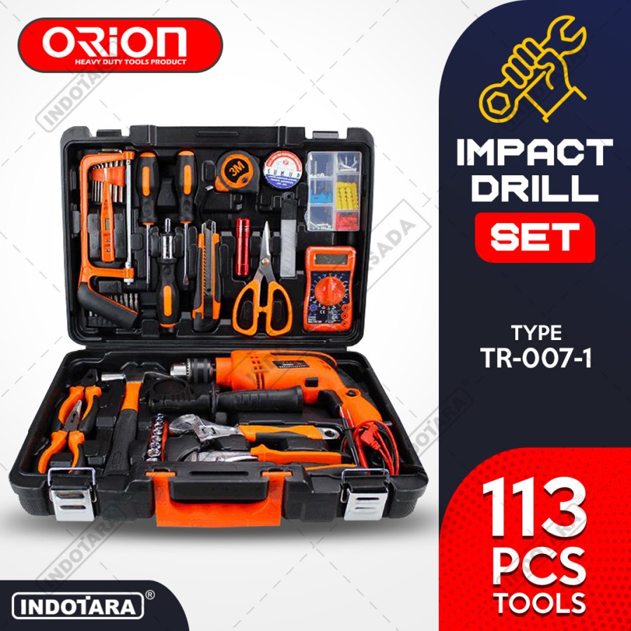 Hand Toolset / Tool Kit Set / Toolkit Toolbox Orion TR-007-1