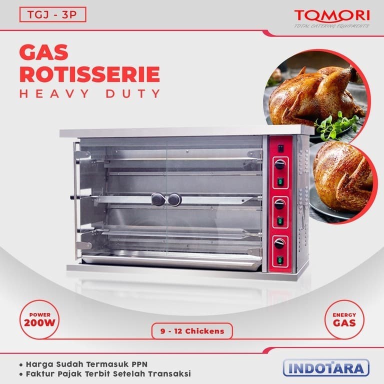 Gas Rotisserie Tomori - TGJ-3P