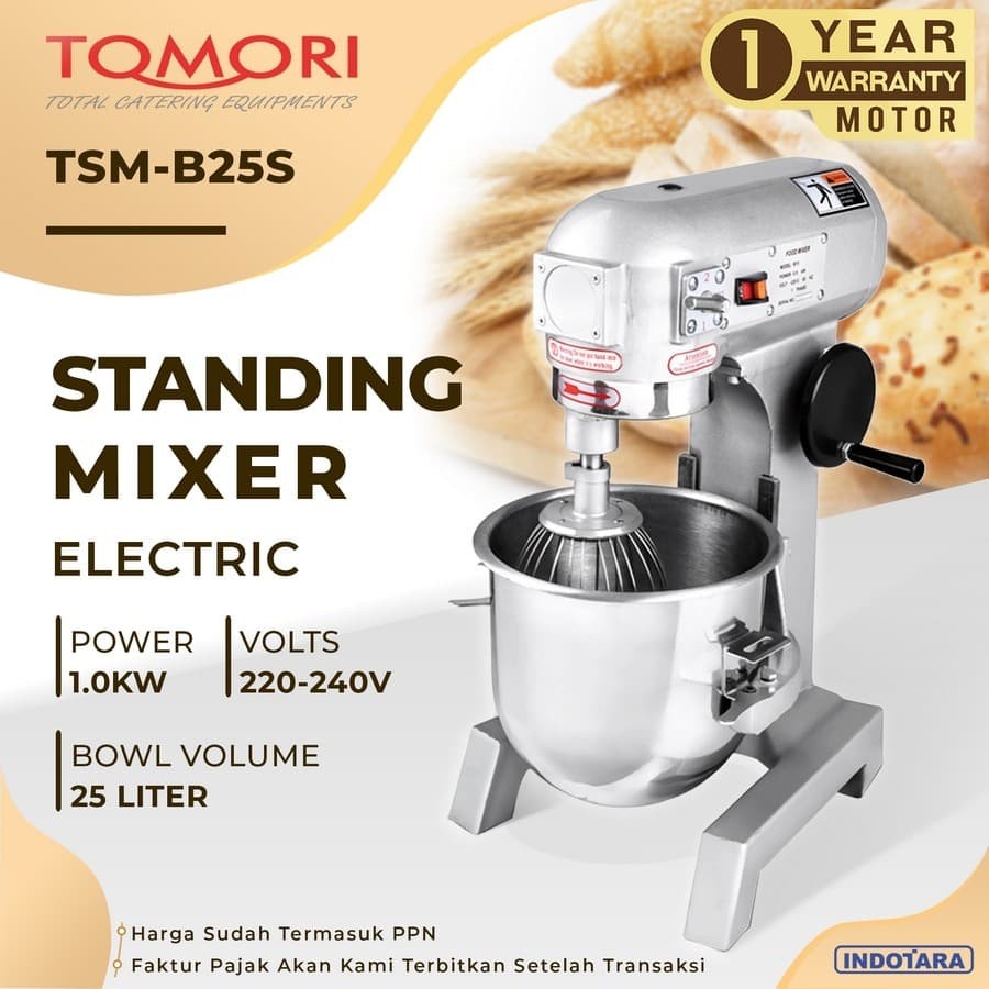 TOMORI Stand Mixer / Mixer Roti TSM B25S