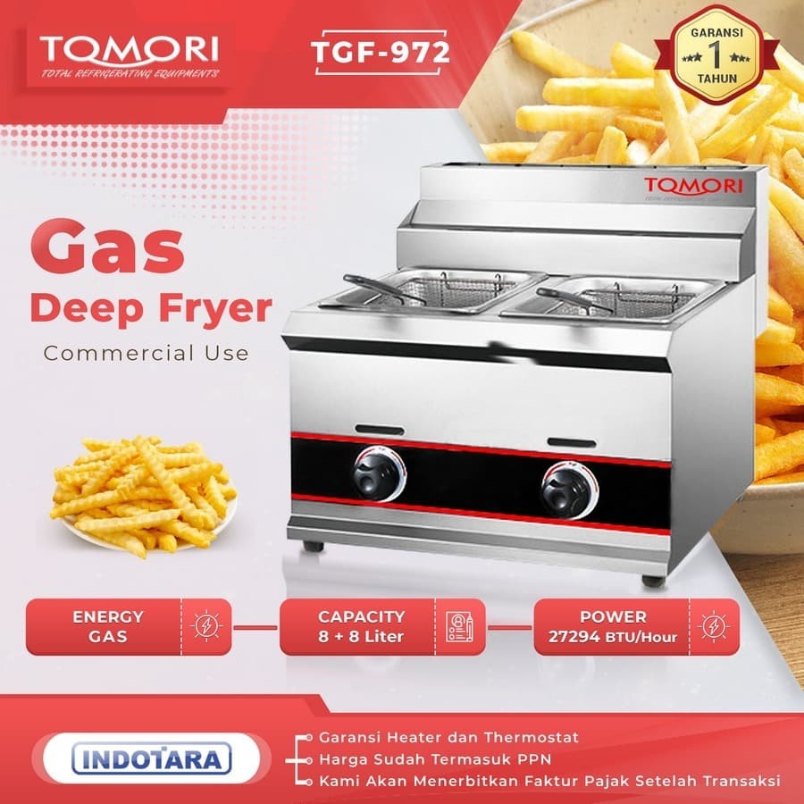 TOMORI Gas Deep Fryer TGF-972