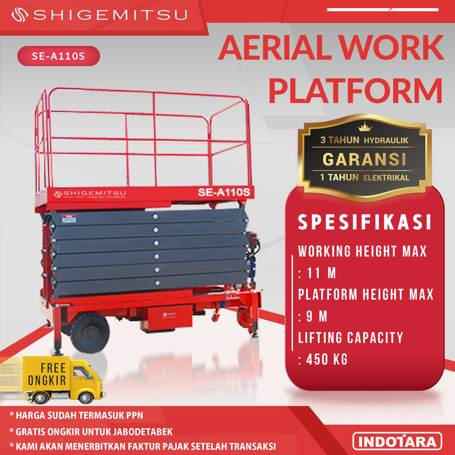 Tangga Elektrik - AUXILARY DRIVE SCISSOR LIFT SE-A110S DC