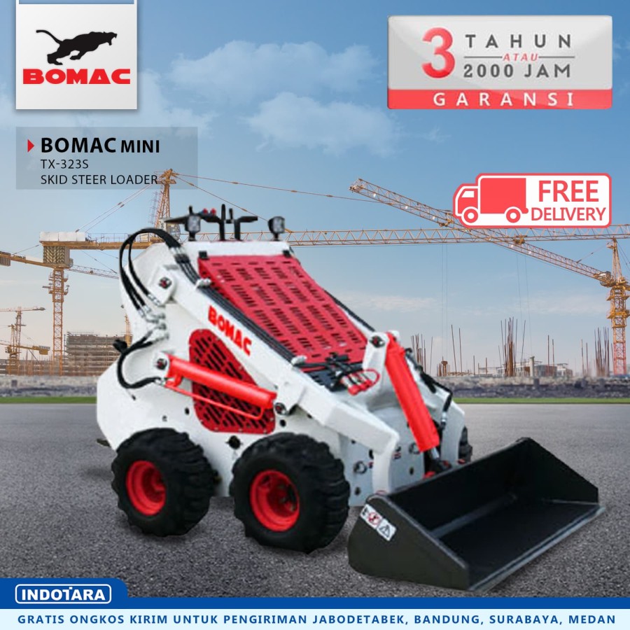 Bomac Mini SSL Skid Steer Loader TX323S