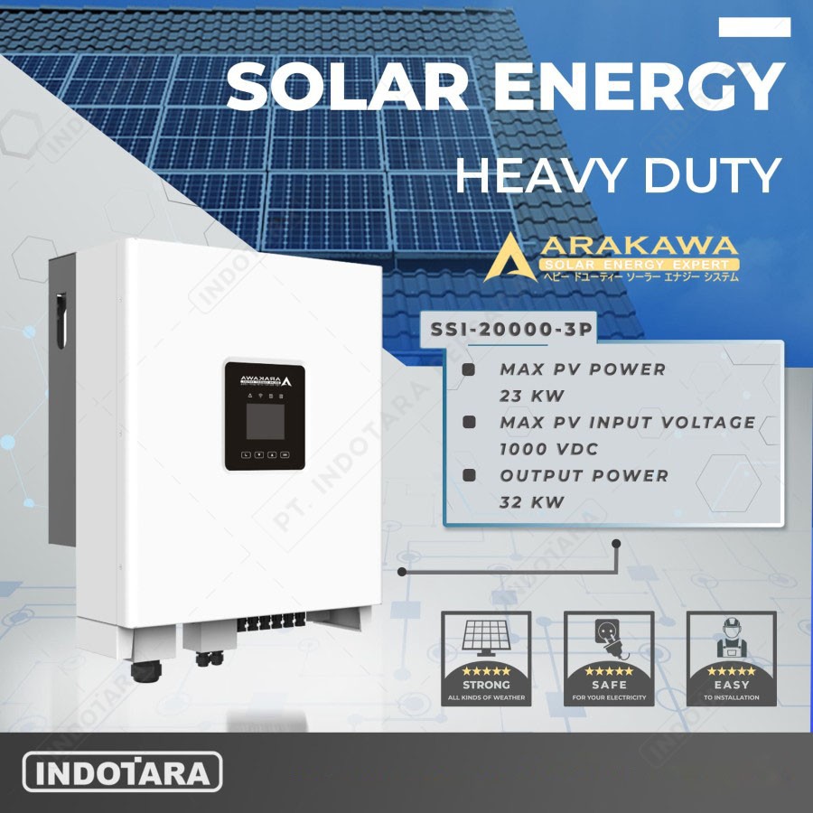 Solar Inverter / Solar Controller ARAKAWA SSI20K-3P