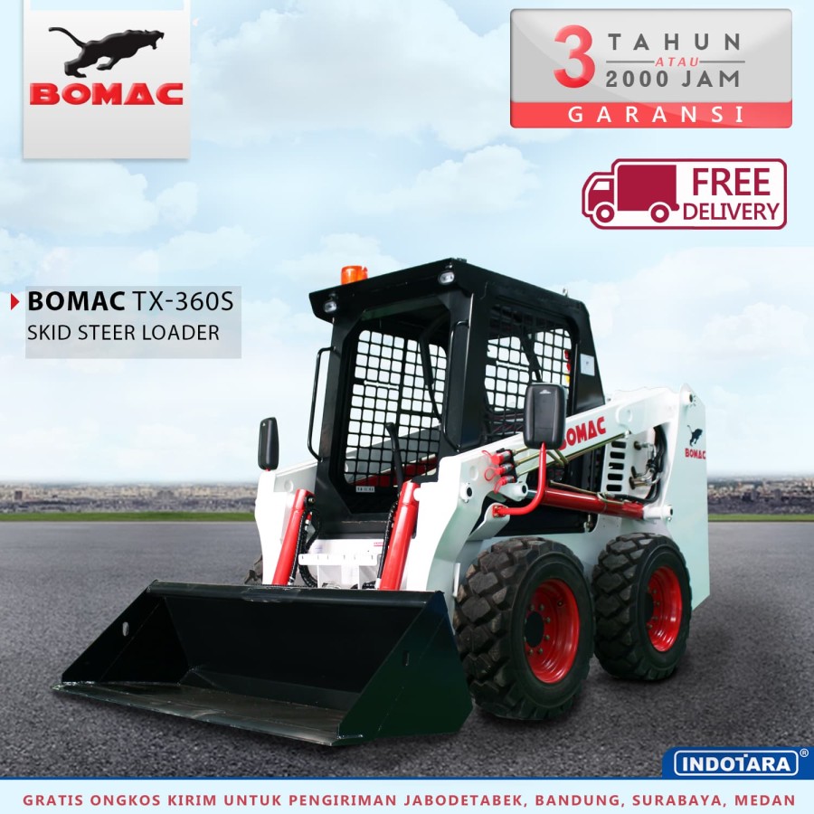 Skid Steer Loader - BOMAC TX-360S