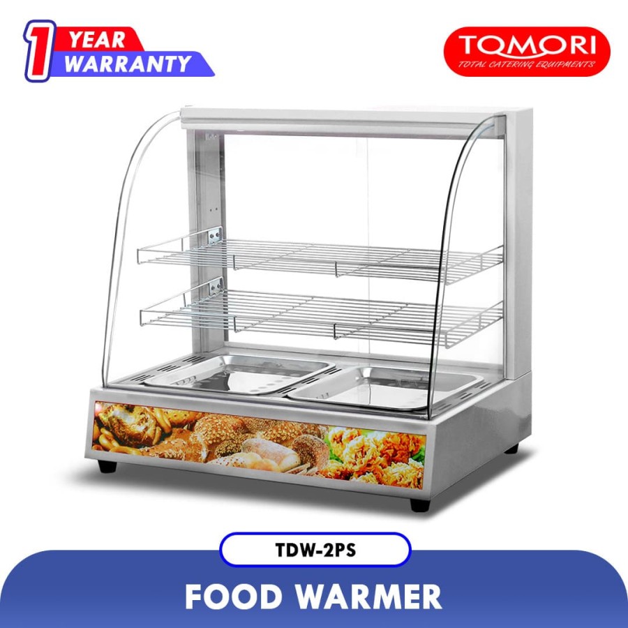 Mesin Penghangat Makanan / Food Display Warmer TDW-2PS