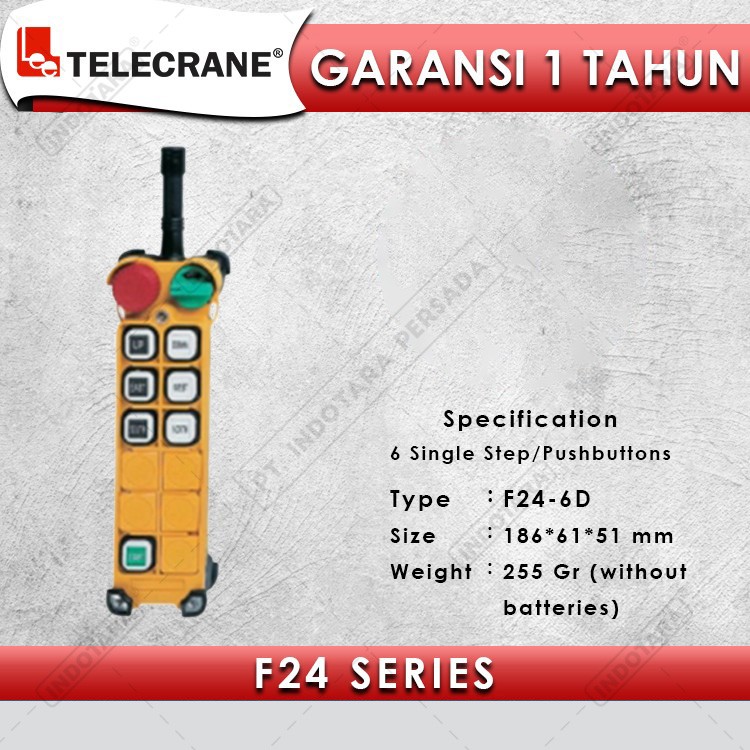 Telecrane Remote Controller F24-6D Double Speed