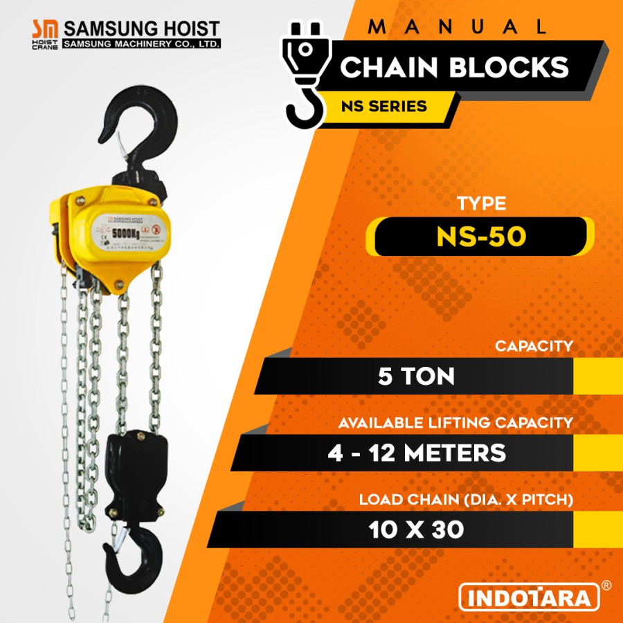 Manual Chain Block Samsung Cap NS50