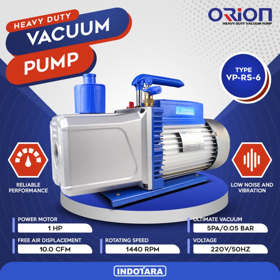 Vacuum Pump AC Mesin Pompa Vacuum AC 1 HP Orion VP-RS-6