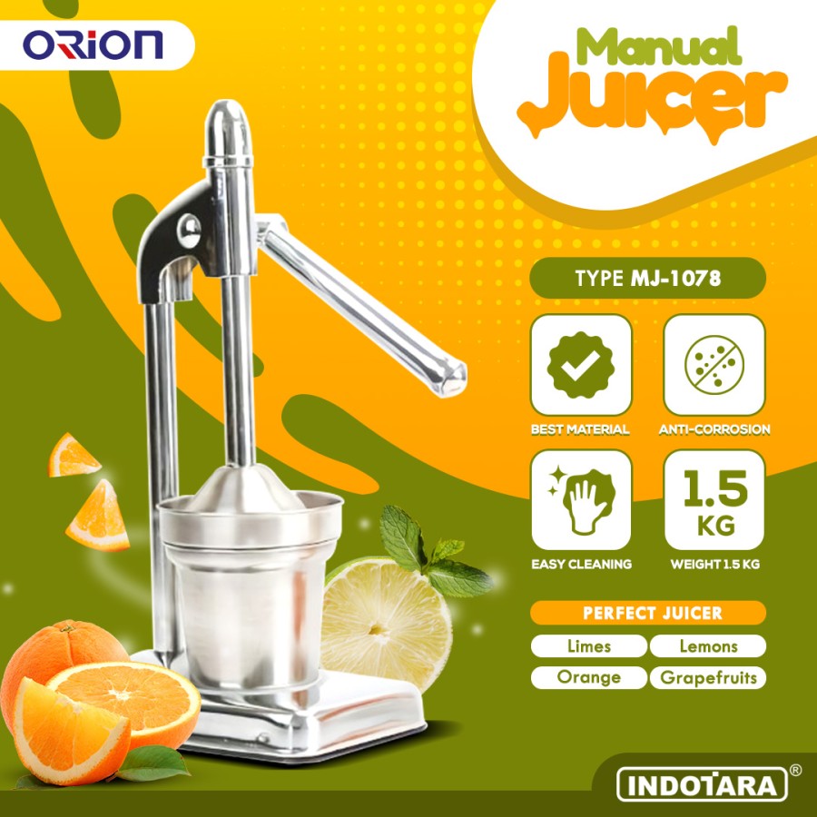 Orange Juicer/ Alat Peras/ Press Jeruk - Orion MJ-1078