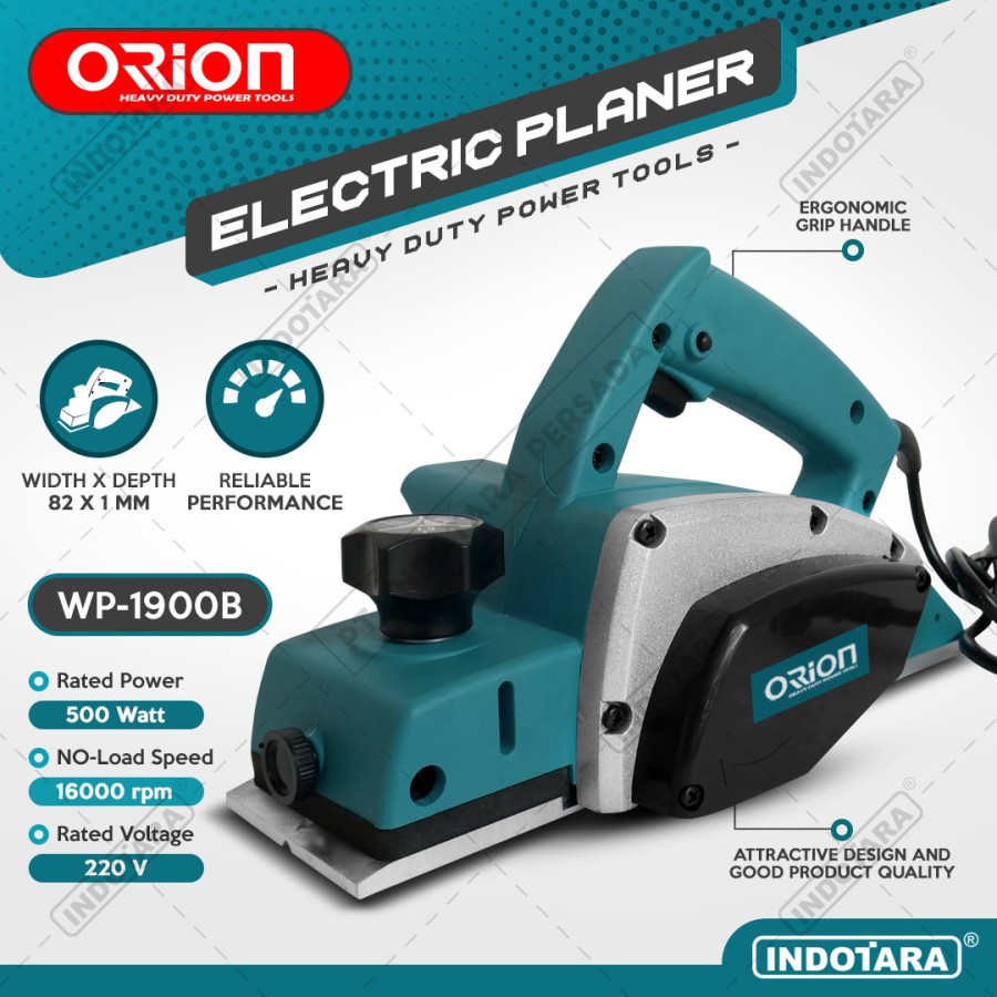 Mesin Serut Kayu Elektrik / Electric Planner Machine Orion WP-1900B