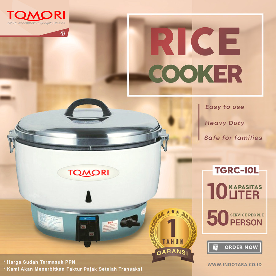 Gas Rice Cooker Tomori TGRC-10L