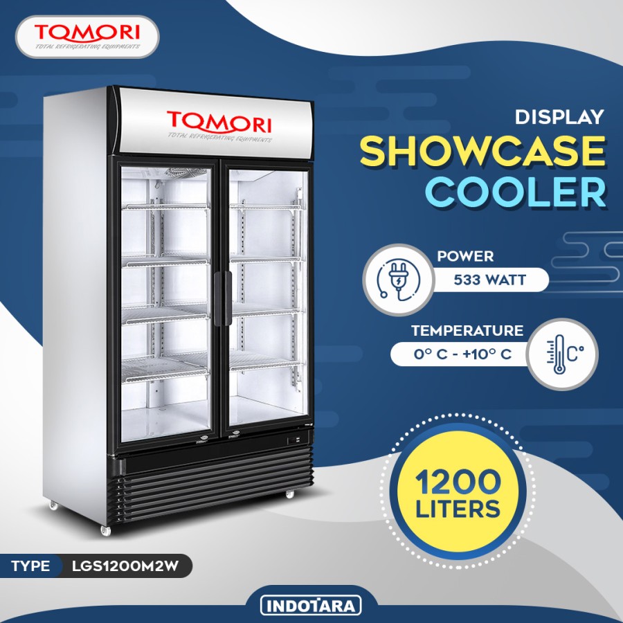 Tomori Display/Showcase Cooler LGS1200M2W