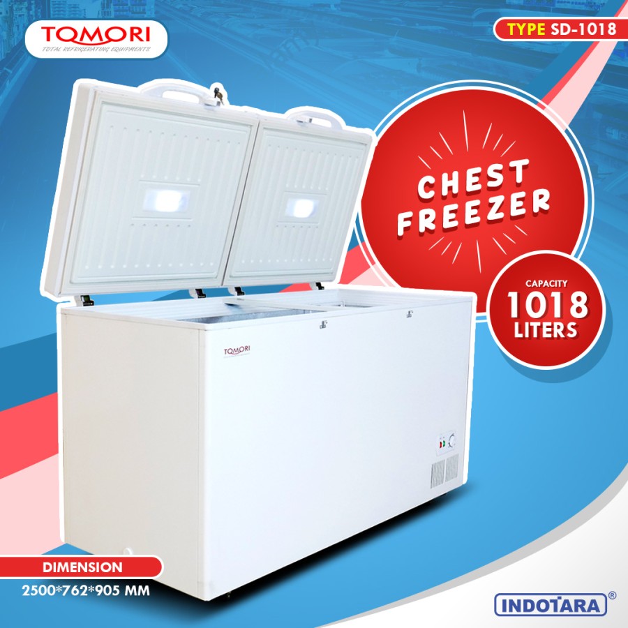 TOMORI SOLID DOOR CHEST FREEZER SD-1018