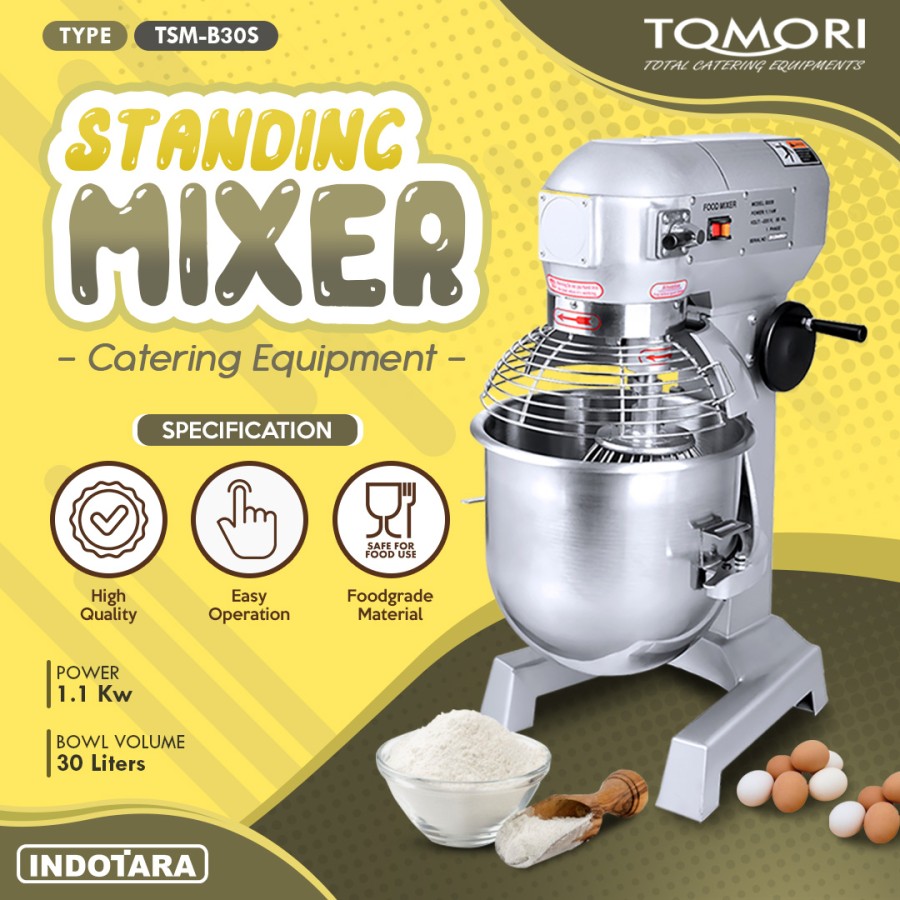 TOMORI Stand Mixer / Mixer Roti TSM-B30S