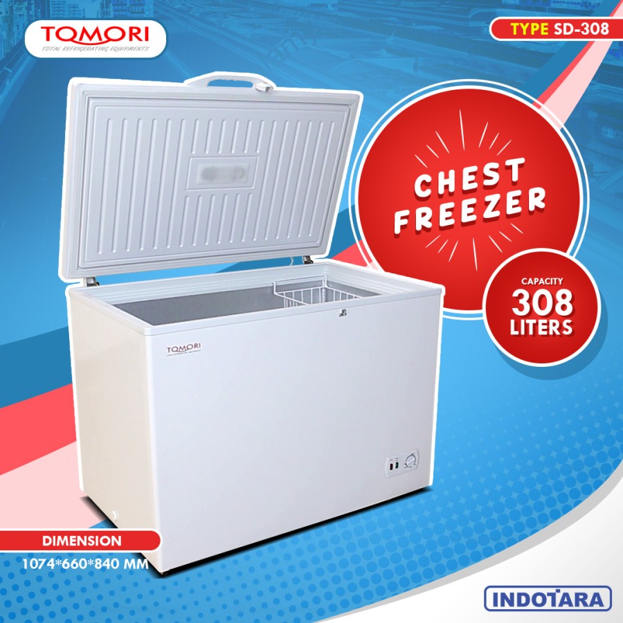 TOMORI SOLID DOOR CHEST FREEZER SD-308