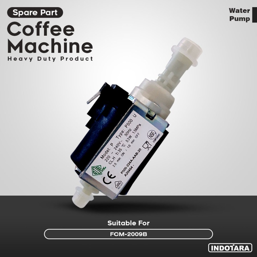 Water Pump - Ferratti Ferro Espresso Machine FCM2009B