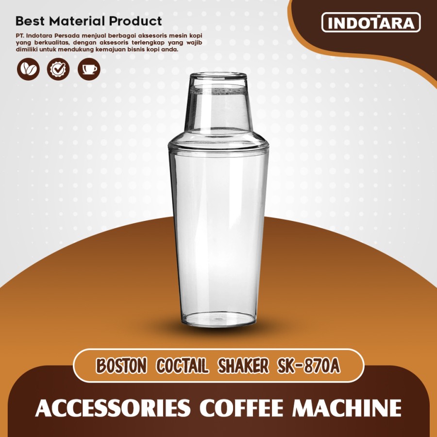 Boston Shaker Cocktail / Pengocok Minuman Food Grade - SK870A