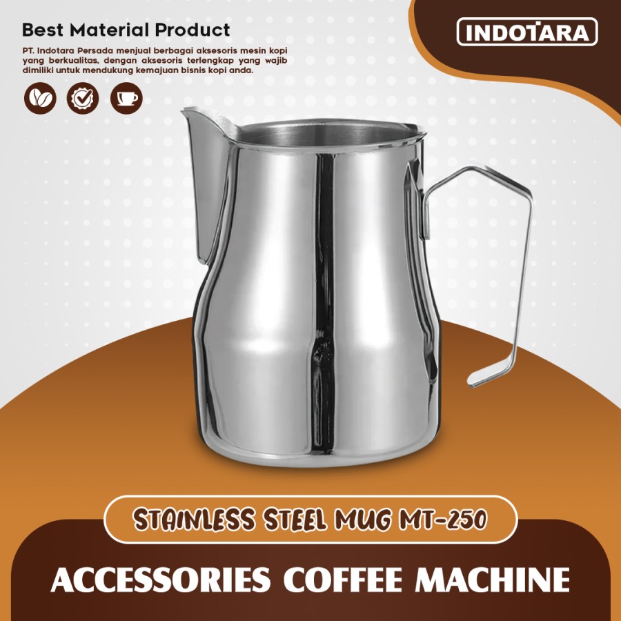 Milk Jug Professional Latte Art Stainless Steel - MT