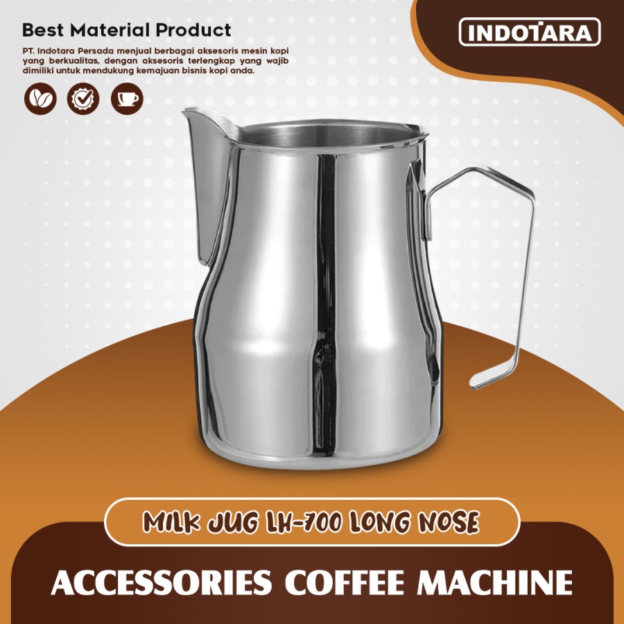 Milk Jug Professional Latte Art Long Nose 700ml - LH700