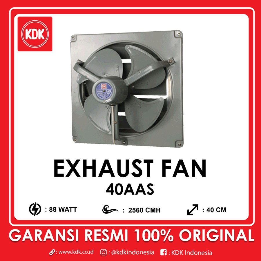 KDK 40AAS – Exhaust Fan Dinding 16 inch