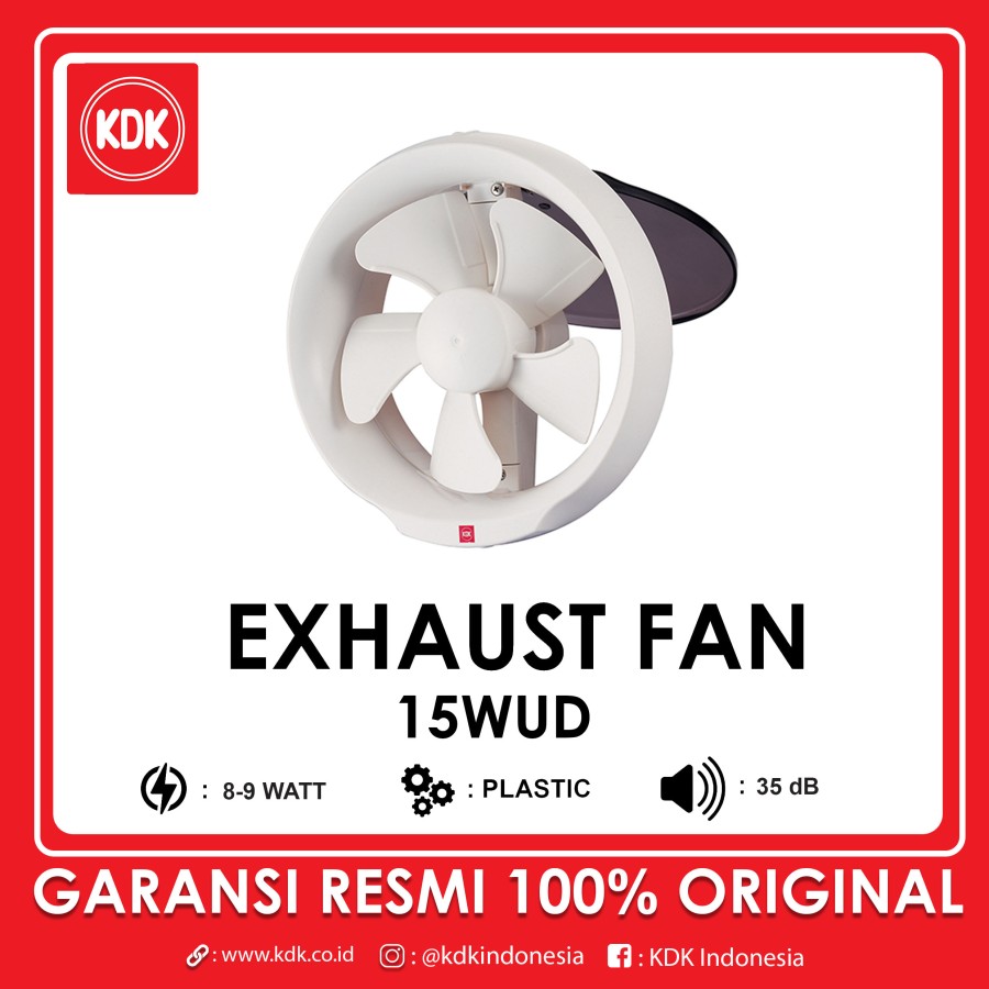 KDK 15WUD – Exhaust Fan Dinding 6 inch