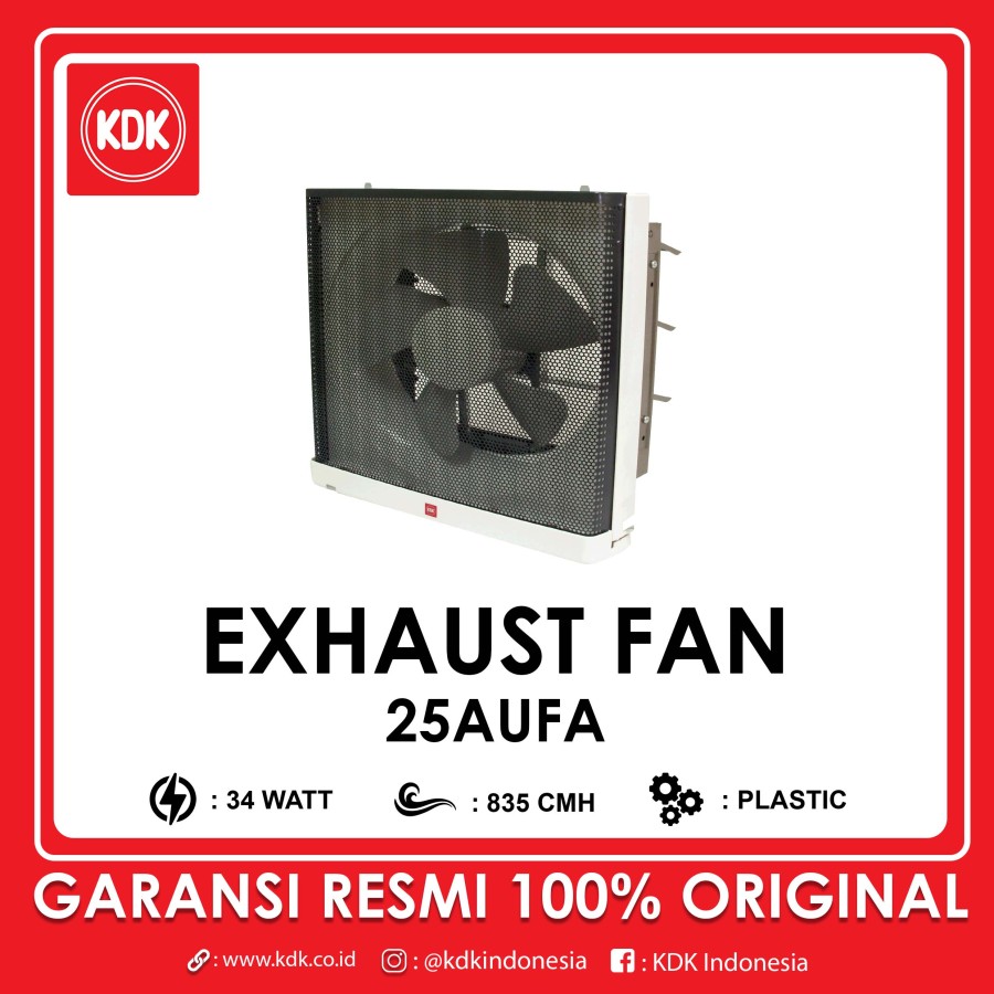 KDK 25AUFA – Exhaust Fan Dinding 25cm (Kitchen)