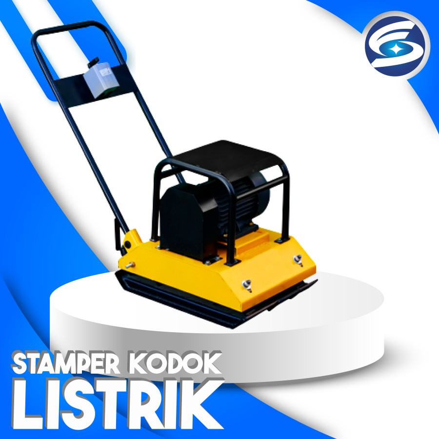 RGONG Stamper Kodok Listrik 2.2KW Mesin Pemadat Tanah