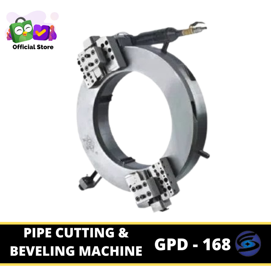 CHD Mesin Potong dan Beveling Pipa Pneumatik 2 - 6" / Mesin Bevel Pipa